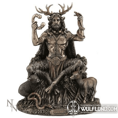 CERNUNNOS, GOTT DES WALDES UND DER ANDERSWELT, STATUE