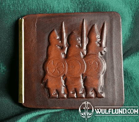 VIKING WARRIORS, LEATHER WALLET