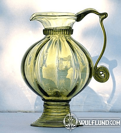 HISTORICAL GLASS JUG