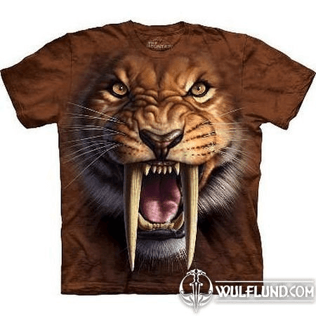 SMILODON, SABERTOOTH TIGER, THE MOUNTAIN T-SHIRT