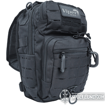 LAZER SHOULDER PACK, BLACK