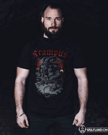 KRAMPUS HERREN T-SHIRT IN FARBE