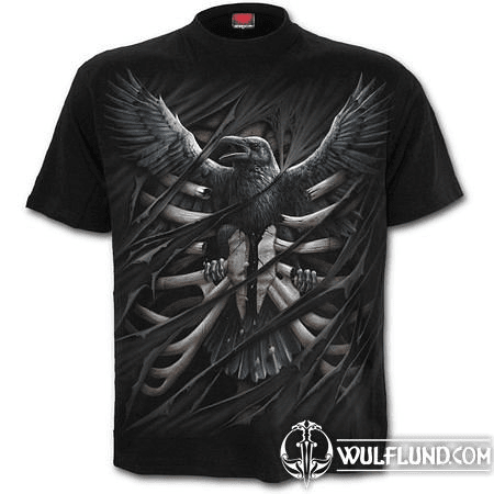 RAVEN CAGE - T-SHIRT BLACK