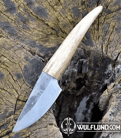 GUDRUN, ANTLER, FORGED SMALL KNIFE