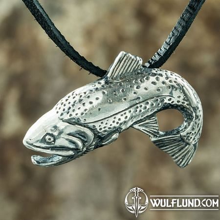 Forelle - Fische, Anhänger, Silber nautical silver jewelry Silber