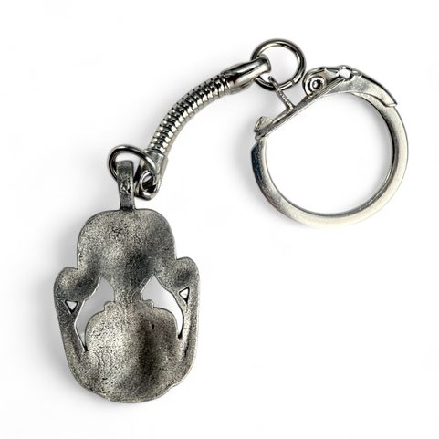 KELTISCHE GÖTTIN SCHLÜSSELANHÄNGER, ZINK ANTIK SILBER