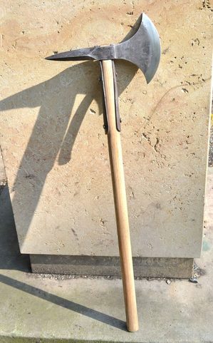 FRENCH NAVY BOARDING AXE, EXACT REPLICA, 1830 - 1860