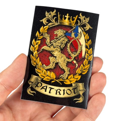 CZECH PATRIOT, AIMANT, 57X80 MM