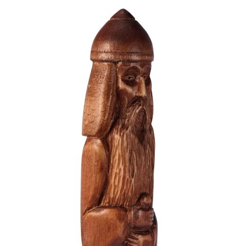 PERUN, SLAVIC GOD, CARVED STATUE