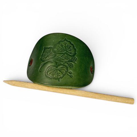 TILLEUL, PINCE À CHEVEUX EN CUIR