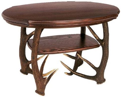 CONFERENCE TABLE, RED STAG ANTLERS