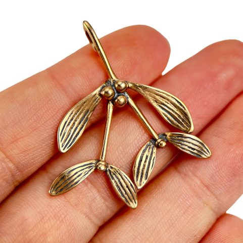 DRUID MISTLETOE, PENDANT, BRONZE