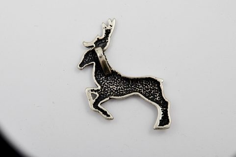 CERF CELTIQUE - HERNE, PENDENTIF EN ARGENT