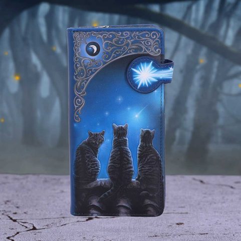 CHATS MAGIQUES, PORTEFEUILLE, 18.5CM