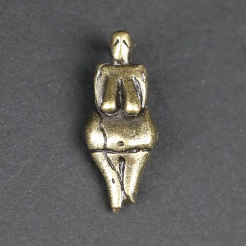 VENUS OF DOLNÍ VĚSTONICE, PENDANT, ZINC ANTIQUE BRASS