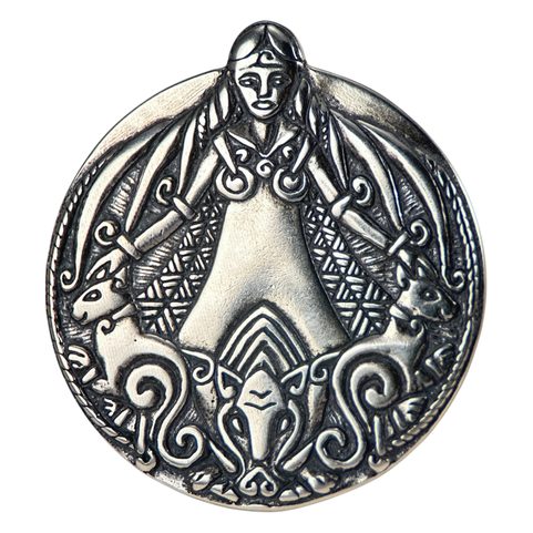 FREYA VIKING PENDANT SILVER