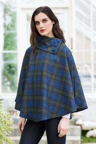 IRISH WOOLEN PONCHO CONNEMARA 67