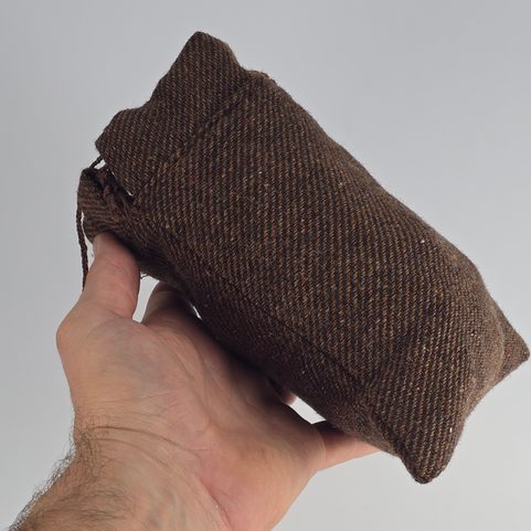 MEDIEVAL WOOLLEN BAG LINED WITH LINEN