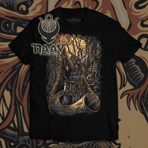 HEIMDALL, VIKING MEN'S T-SHIRT COLOURED