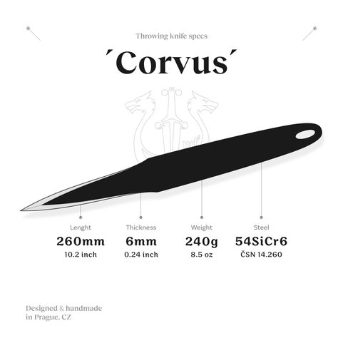 CORVUS, WURFMESSER