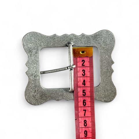 FLEUR - RENAISSANCE BELT BUCKLE ZINC