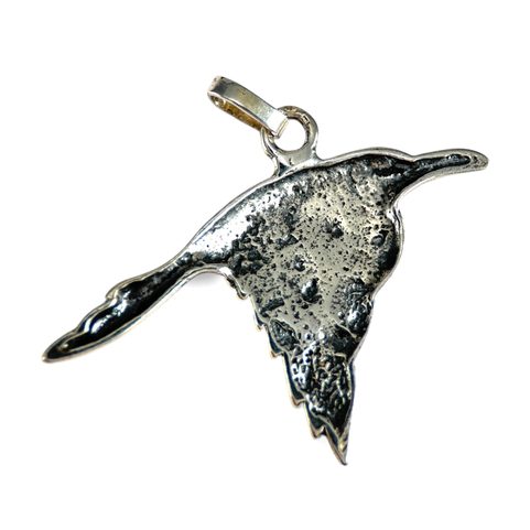 CORVUS - CELTIC CROW PENDANT, SILVER 925