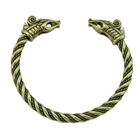 DREKI, VIKING BRASS BRACELET