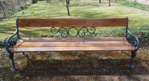 ART NOUVEAU PARK BENCH
