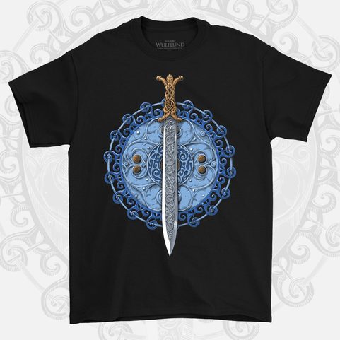 CLAÍOMH SOLAIS - SWORD OF LIGHT, MEN'S T-SHIRT - BLUE