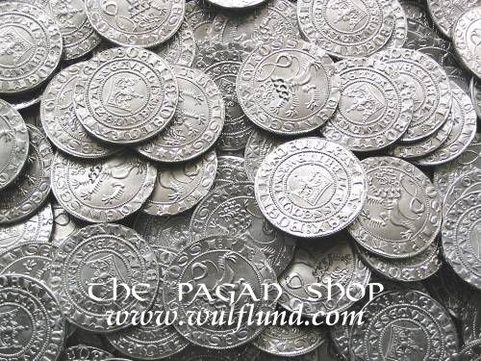 BOHEMIA, WENCESLAS II, 1278 - 1305, PRAGUE GROSCHEN, ALUMINUM COIN REPLICA
