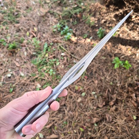 SPEARHEAD, BRONZE AGE - REPLICA IN IRON