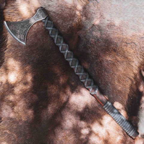 SKJALDBORG, ETCHED VIKING AXE