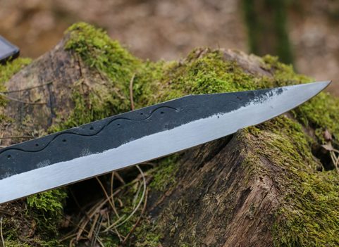 DAGUR, GESCHMIEDETE WIKINGER SCRAMASAX