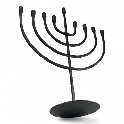 MENORAH, SEVEN-ARM CANDLESTICK