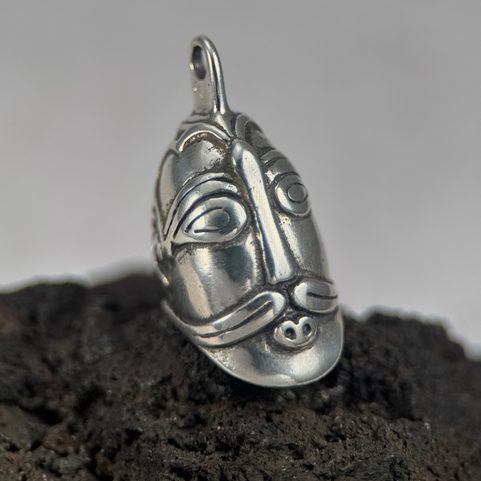 ASKA, MASSIVE SILVER VIKING PENDANT, AG 925