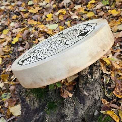 SHAMANIC DRUM, 40 CM - VIKING DRUM