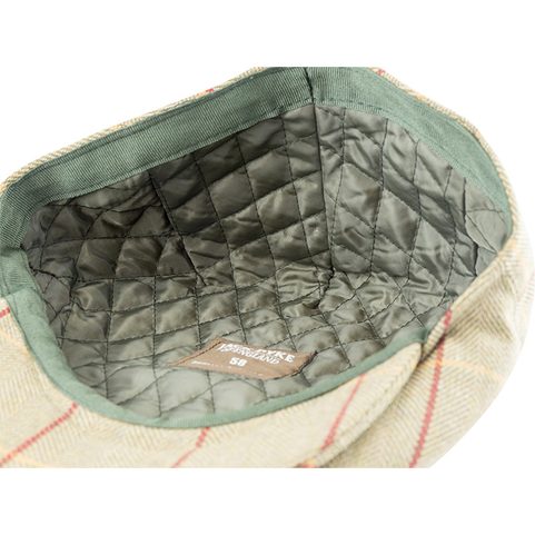 ENGLISH WOOL BLEND FLAT CAP TWEED