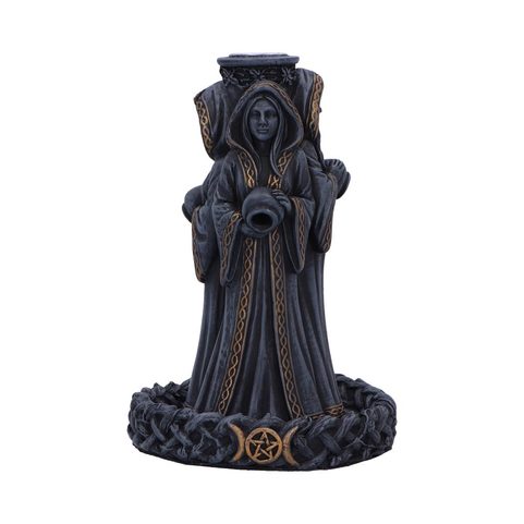 STAND FOR SCENTED FRANGIPANE, TRIPLE MOON GODDESS, 15,5 CM
