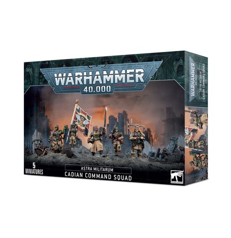 WARHAMMER 40K ASTRA MILITARUM ESCOUADE DU COMMANDEMENT CADIEN