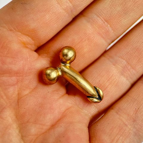 FASCINUS, ROMAN PHALLIC PENDANT, BRONZE