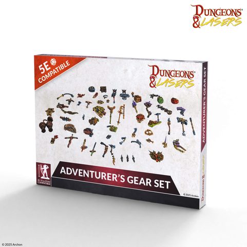 DUNGEONS & LASERS: ADVENTURER’S GEAR SET