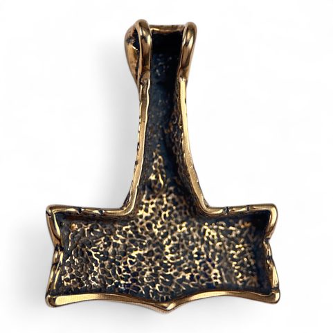 THOR'S HAMMER, OSEBERG STYLE, NORWAY, BRONZE