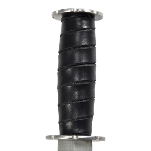 RONDEL OR BOLLOCK DAGGER KUTTENBERG, 14TH CENTURY, BLUNT REPLICA, BLACK