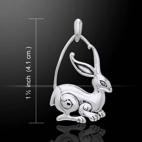 HARE, SILVER PENDANT, AG 925