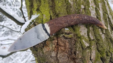 SKARA, FLINT KNIFE - REPLICA