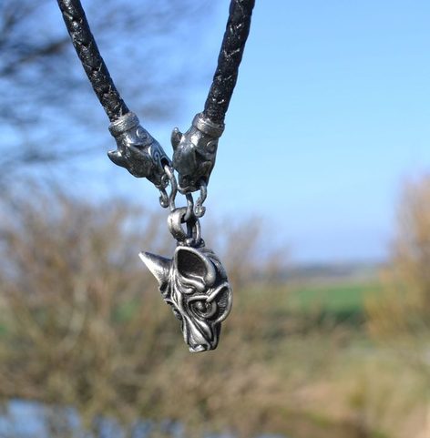 COLLIER DE LOUP, VIKING, L'ÉTAIN