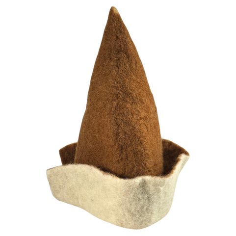 CHAPEAU DE FEUTRE MÉDIÉVAL, LAINE