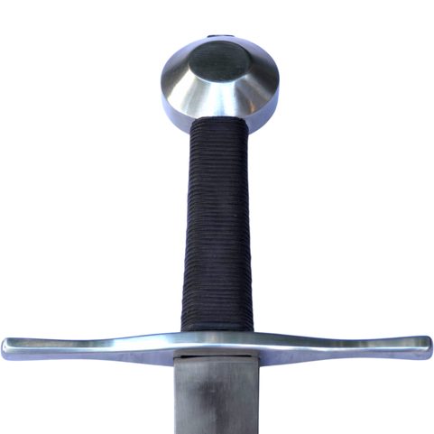 SION, ONE-HANDED SWORD, 14TH–15TH CENTURY, FULL TANG, BLACK