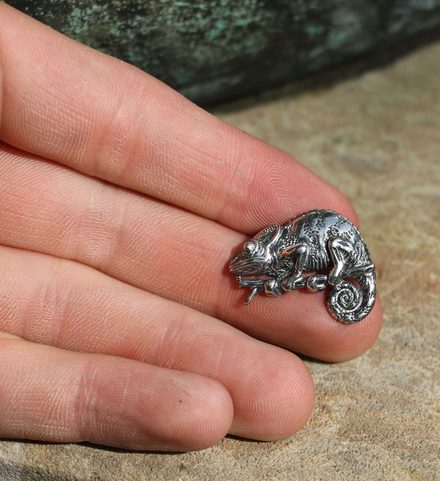 CHAMELEON, STERLING SILVER PENDANT