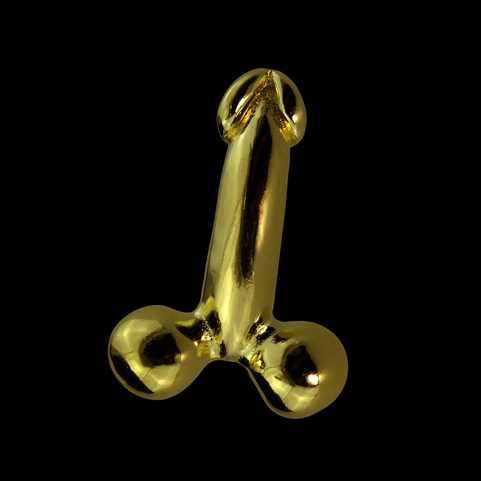 FASCINUS, RÖMISCHER PHALLUS-ANHÄNGER, 14K GOLD